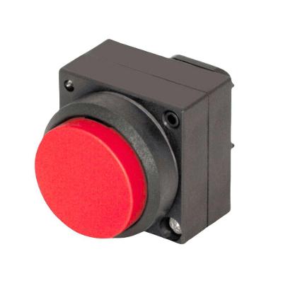 Botão Frontal Saliente Siemens 3SB3 IP65 22MM Bivolt Vermelho
