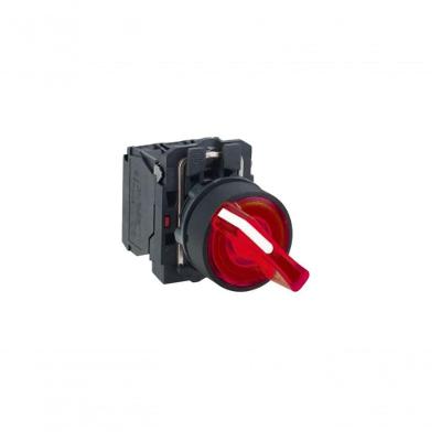 Botão Schneider Electric XB5AK124M1 Luminoso com LED 230V Branco