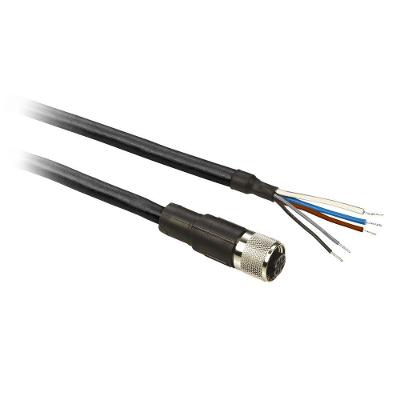 Sensor Schneider Electric XZCP11V12L2 Conector M12 Angular 5 Pinos Cabo PUR 2M Bivolt Inox