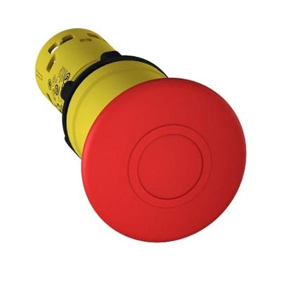 Botão de Parada de Emergência Schneider Electric XB7NT845 Ação Brusca 1NA+1NF Bivolt Vermelho