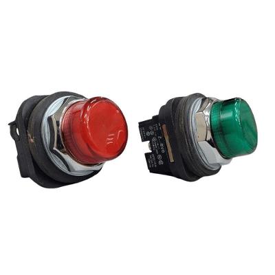 Botão Sinalizador Schneider Electric Xb3bv64 30mm 110V Ou 220V Vermelho