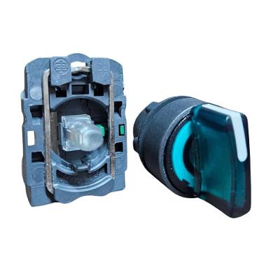 Botão Schneider Electric XB5AK133B1 22mm LED 24V 3 Posições Fixas Verde