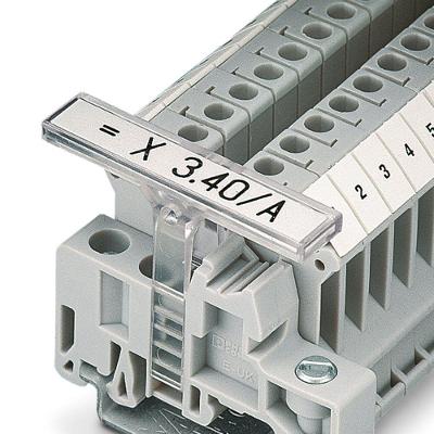 Identificador de Régua de Terminais KLM-A Altura Regulável para Bases E-UK E-NS 35 N Ou CLIPFIX 35