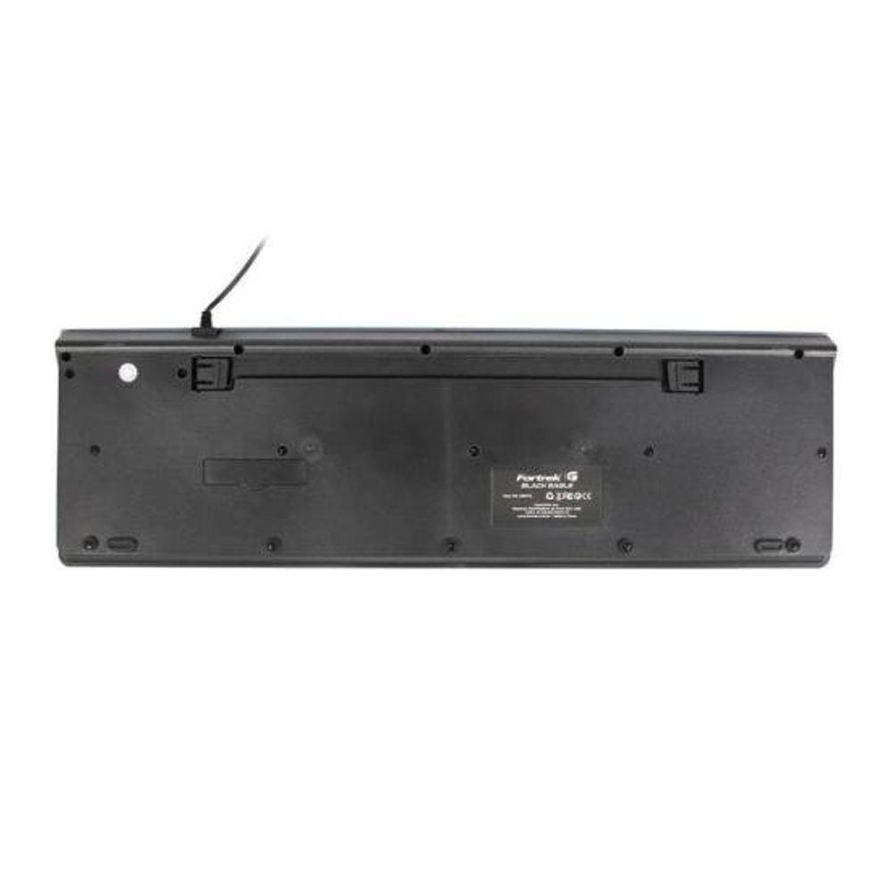 Teclado Gamer Multimídia Black Eagle Preto Fortrek - 5