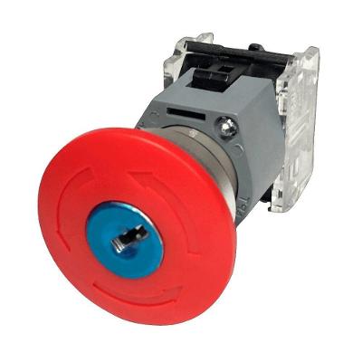 Botão Emergência Chave Siemens 3SB7130-1HD20-1CA0 1NF Bivolt Vermelho