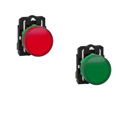 Botão Sinalizador Schneider Electric Xb5avm3 com LED 230-240VCA Verde