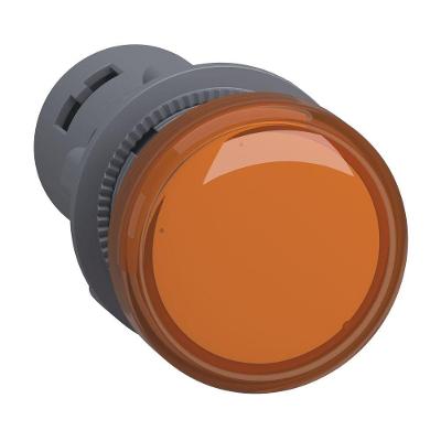 Botão Sinalizador Schneider Electric XA2EVQ5LC LED Âmbar 380V Laranja