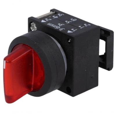Botão Frontal Siemens 3sb3001-2ea21 Atuador Redondo Plástico 22mm 3 Posições Bivolt Vermelho