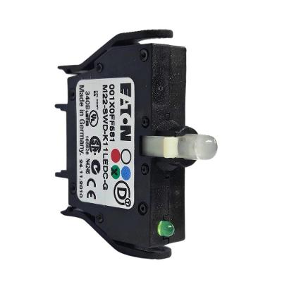Elemento Contato M22-SWD-K11LEDC-G 2 Posições com LED Fixação Base Verde Eaton