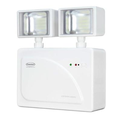 Luminária Emergência Autônoma 24777 2 Faróis 3000lms Bivolt Branco Segurimax