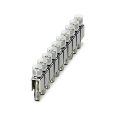 Ponte Fixa Phoenix Contact SCBI 10-6 para Conectores 10 Posições Bivolt Prata