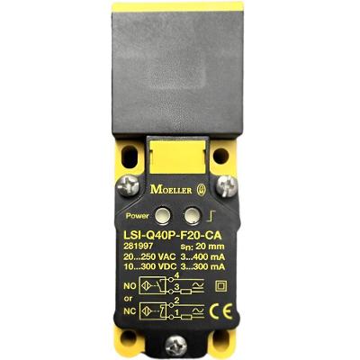 Sensor Indutivo Moeller LSI-Q40P-F20-CA 20MM 20-250VAC Bivolt para Automacao Industrial