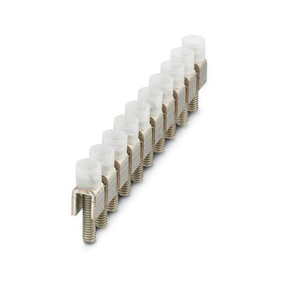 Jumper Fixo para Bornes Phoenix Contact FBI 10-10 Conexao Eletrica 10 Polos Bivolt