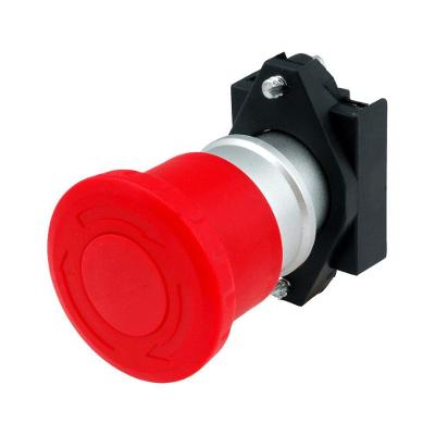 Frontal Botão de Emergência Siemens 3SB6030-1HA20-0YA0 40mm Bivolt Vermelho