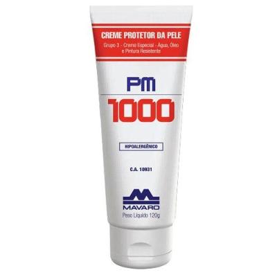 Creme Protetor de Pele Mavaro PM1000 com Proteção Química Bivolt Branco