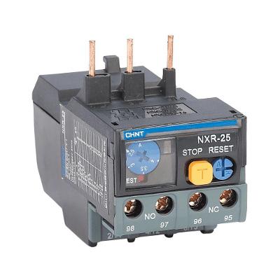 Relé Bimetálico NXR-25 Chint Proteção Sobrecarga Compensação de Temperatura Bivolt 1,6-2,5A