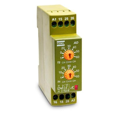 Relé de Tempo Cíclico Coel AD--HGS---P 60 Seg 94 a 242VCA Bivolt LED Vermelho ABS V0