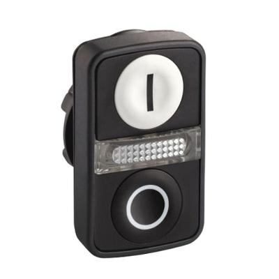 Cabeçote para Botão Duplo de Comando Schneider Zb5aw7a1721 22mm Bivolt