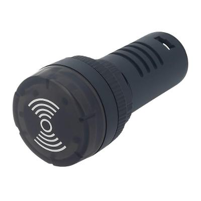 Sinalizador Led e Sonoro Max Botton com Indicação Luminosa 110V Preto Steck