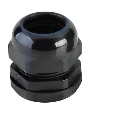 Conector Prensa Cabo Steck S874LPTI Rosca Longa M32 Nylon para Placa Metalica Bivolt Preto