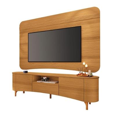 Rack Bancada Com Painel Para Tv Até 80 Polegadas 2m Delta Madeirado