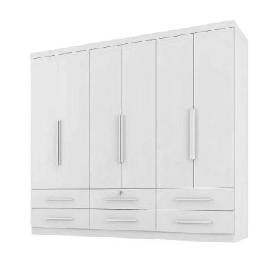 Guarda Roupas Casal 6 Portas 6 Gavetas Viena Branco