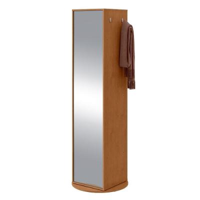 Sapateira Giratória Esthela 6 Nichos 6 Prateleiras 65CM MDF-MDP Amêndoa