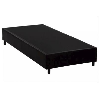 Base Box Blindado Solteiro Homequeen Sintético Preto 40x88x188