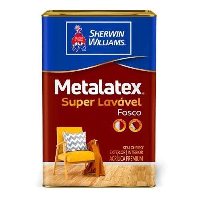 Tinta Color Metalatex Fosco Base W Lata para Pintura de Ambientes Internos Sherwin Williams