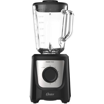 Liquidificador Oster OLIQ510 750W 1,5L Jarra de Vidro Preto 220V