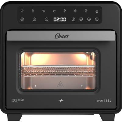 Forno Elétrico e Air Fryer Oster Digital Pro 13L 1800W 8 em 1 Touch 220V
