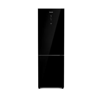 Geladeira Panasonic Intuitive+ NR-BB41 Frost Free Inverter 407L Bottom Freezer Black Glass 220V