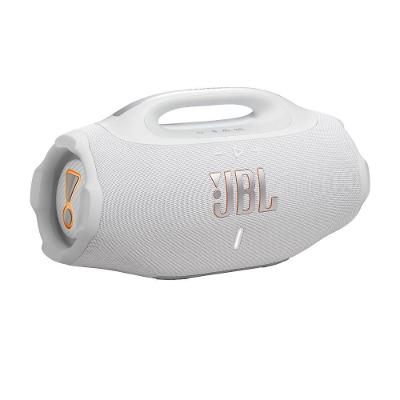 Caixa de Som JBL Boombox 4 210W Estéreo Bluetooth Bivolt Branco com Bateria Recarregavel 34 Horas