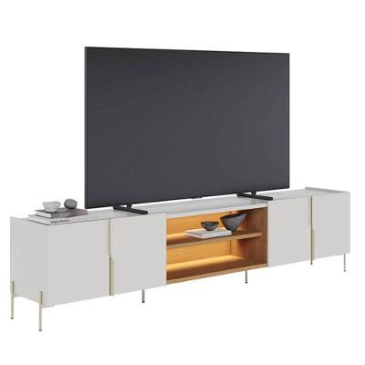 Rack Bancada Maggiore 2.4 Off White Matte Freijó - Colibri