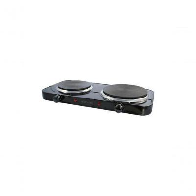 Fogão Elétrico de Mesa Cooktop Agratto FMP-01 2 Bocas Inox Temperatura Ajustável Preto 110V