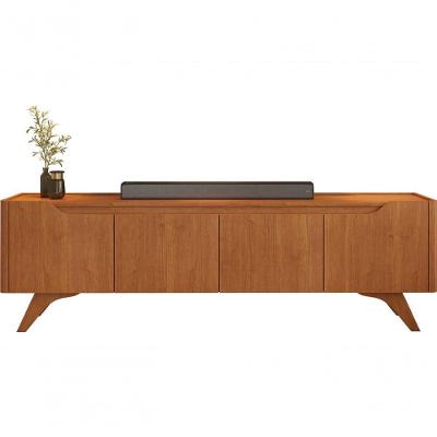Rack Atenas 180 para TV 65" 180CM MDF Pés Reguláveis Amadeirado Mavaular