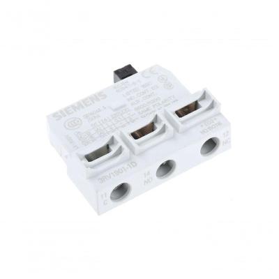 Chave Auxiliar Frontal 3RV1901-1D Comutacao 1NAF Bivolt para Disjuntor Siemens