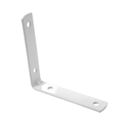 Cantoneira para Móveis 3 Uso em Trilho de Cortinas Varal e Prateleiras Branca Dtools