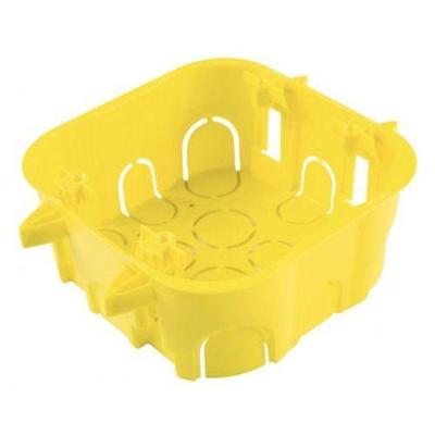 Caixa de Luz 4x4 para Drywall em PVC Bivolt Amarelo Tramontina