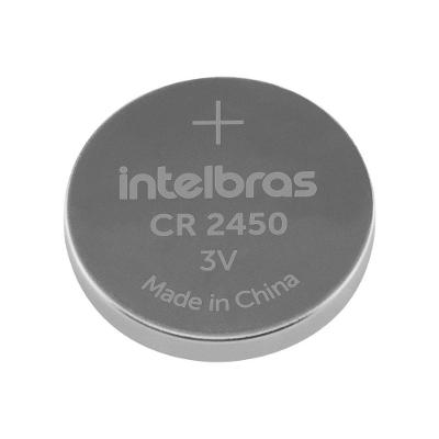 Bateria Recarregável CR2450 com Alta Densidade de Energia Intelbras 3V 500MAH