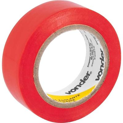 Fita Isolante Antichama 19MM X 10M Vermelha 750V Bivolt Vonder