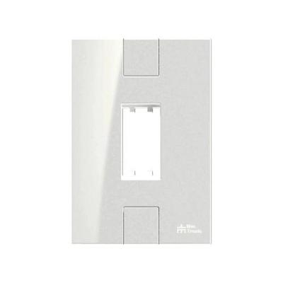 Espelho para Módulo Elétrico 33659 4x2 Vertical Click Bivolt Branco Mec Tronic