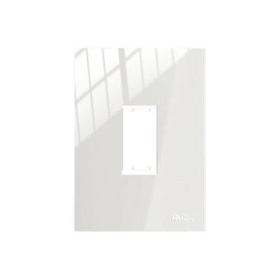 Espelho 4x2 para 1 Módulo Vertical On Branco Mec Tronic Bivolt