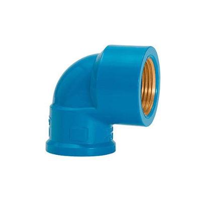 Conexão Hidráulica Joelho Azul 20 X 1-2 90º com Bolsa Soldável Plastubos