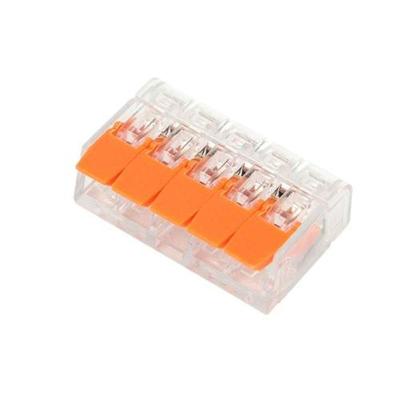 Conector de Fios 5 Polos 4mm 32a 450v Conexão Rápida Durabem 32A 450V