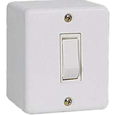 Interruptor Sobrepor Box Ilumi 1ts com Acionamento Suave Branco Ilumi Materiais Elétricos