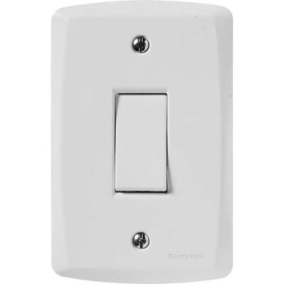 Interruptor Paralelo Lux2 com Sistema Modular Tramontina Branco 4X2