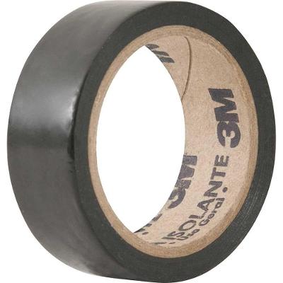 Fita Isolante Imperial SLIM Isolamento Elétrico Confiável Preto 3M 18MM 5M 0,13MM 750V