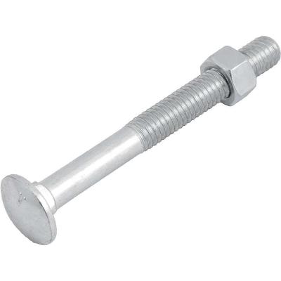 Parafuso Francês 3-8 X 3,5 com Porca Vonder Acabamento Zincado Aço Carbono Inox 100UN