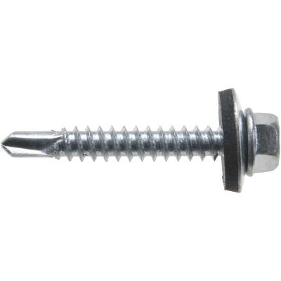 Parafuso Autobrocante 2910551120 Fixação em Telhados com Vedação Zincado Vonder 5,5MM X 1,5